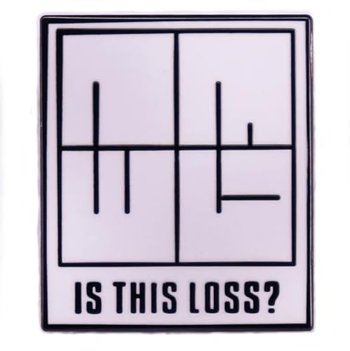 Is This Loss? Loss Internet Meme �E�F�u�R�~�b�N ���Y �~�j�}���X�g 7�s 1.2�C���` �G�i�����s���o�b�W, 1.2 Inches Wide, �G�i����, �G�i����