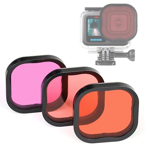 GEPULY 3 Pack Dive Filters for GoPro