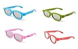 Polarizadas para reducir el deslumbramiento y aumentar la claridad de la imagen, nuestras gafas tienen lentes polarizadas circulares para la experiencia perfecta de lentes 3D de cine para cualquier película 3D.