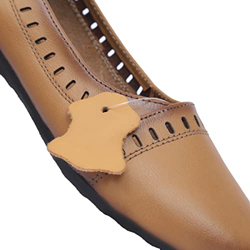 Image of Zoom Shoes Leather Casual /Formal Bellies for Women /Girls Adults Super Comfortable with Lightweight and Slip Resistant Sole A-125
