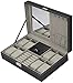 Produktbild HETM Uhrenbox-8 Kunstleder Uhrenbox Herrenschmuck Aufbewahrungsbox Aufbewahrungsbox Für Ringarmband Display Standbox 30 * 20 * 8cm Sort Out Organizer