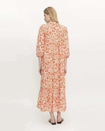 Robe tunique de plage fleurs corail fini les vêtements lourds et étouffants après la baignade - 5