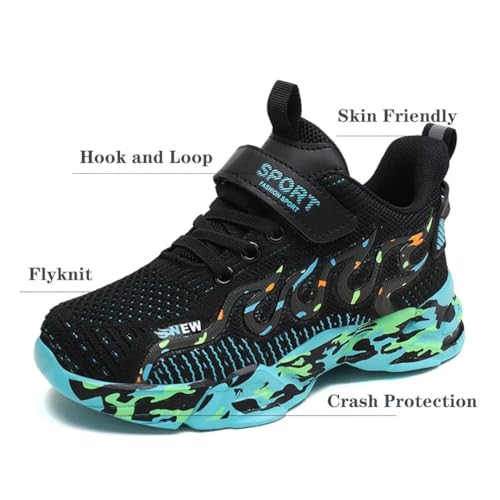 Kids Sneakers Lightweight Mesh Breathable Comfortable Running Tennis Athletic Boys Girls Shoes3