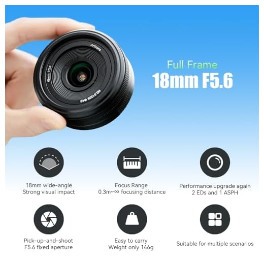 7artisans 18mm F5.6 Pancake Lens for Sony E