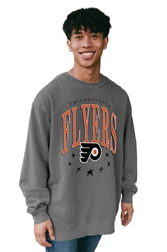 Blue 84 Standard NHL Officially Licensed Crewneck Sweatshirt Ringspun Secondary Color Stars