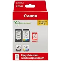 Canon Tinta y Papel Multipack - PG-545/CL-546 Cartuchos de Tinta