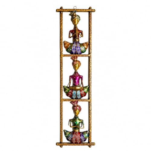 Image of Bharat Art Neno Sardar Frame Wall Art | Decorative Metal Wall Hanging for Living Room Bedroom Hallway Office | Artistic Home Decor Accent | Handmade Wall Decoration | 8 x 2.5 x 28.5 Inch | W202 (B)