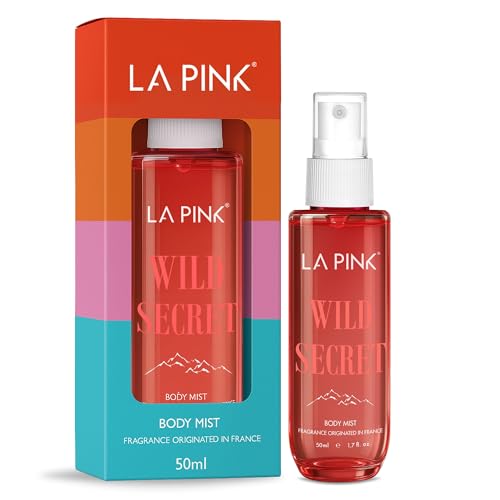 La Pink Wild Secret Body Mist for Women | French-Inspired Fragrance Long Lasting Perfume Body Mist Spray for Women with Oud & Musk Notes | 50ml La Pink Wild Secret Body Mist for Women | French-Inspired Fragrance Long Lasting Perfume Body Mist Spray for Women with Oud & Musk Notes | 50ml