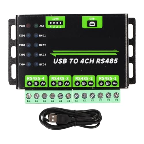 Module convertisseur USB RS485 4 canaux communication série universelle pour automates