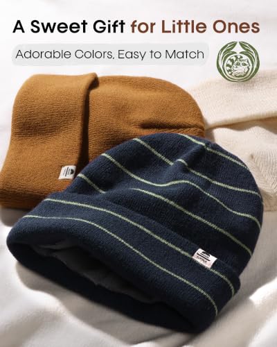 Image of FURTALK Baby Beanie Fleece Lined Toddler Winter Hat Boys Girls Kids Hats