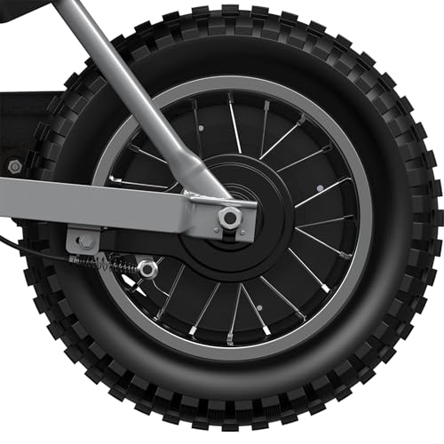 Image of Razor MX400 Dirt Rocket Electric Bike for Kids Ages 8+, 140 lb Max Weight, Black - 24V Battery, Up to 14 Mph, 30-Min Ride Time on High Speed, Twist-Grip Throttle, Spoked Wheels w / 12 inch Pneumatic Tires