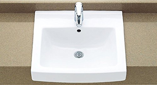 Amazon | LIXIL(リクシル) INAX はめ込み角形洗面器 ピュアホワイト L