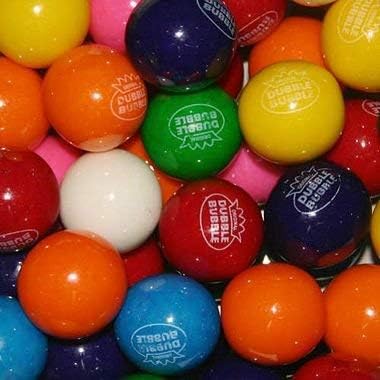 Dubble Bubble Assorted 24mm Gumballs 1 Inch, 3 Pounds Approximately 165 Gum Balls Approximately 165 Gumballs (PACK OF 4)