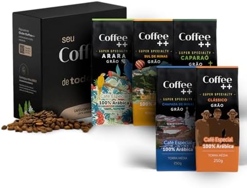 Kit 5 Pacotes Café Especial Grãos Coffee Mais Chapada, Sul de Min...