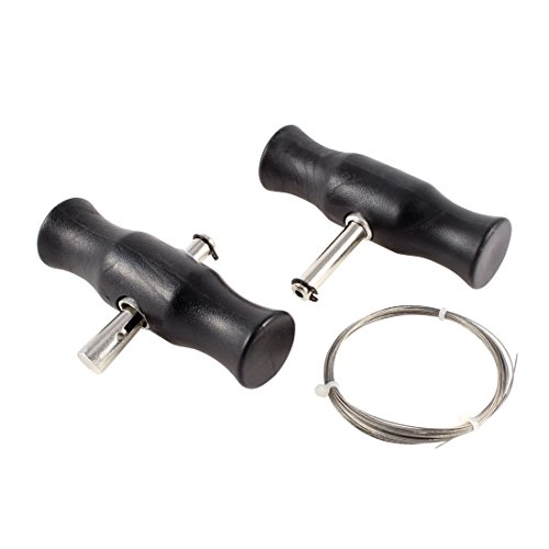 DealMux Negro T Mango de la Herramienta Ventana de Coche de Cristal del Parabrisas Remover