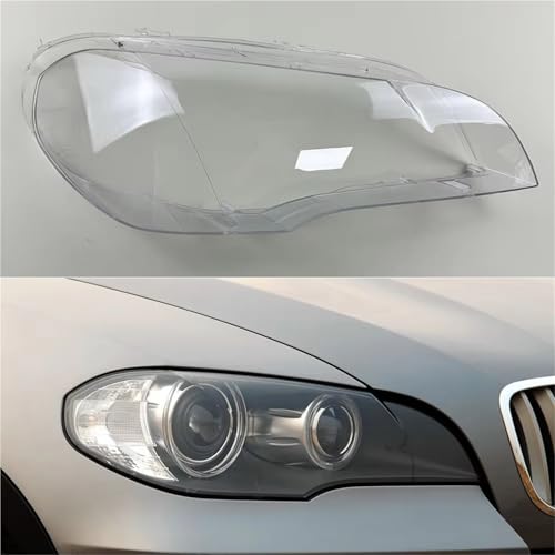 Coque de phare transparent anti UV pour BMW X5 version 2008 à 2013