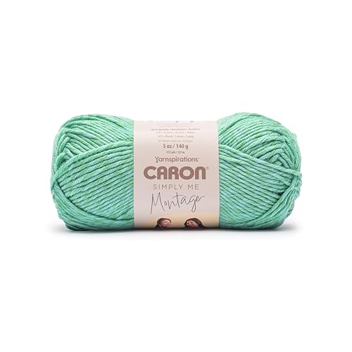 Image of Caron Simply Me Montage Soft Yarn for Crocheting, Jasper, 2-Pack