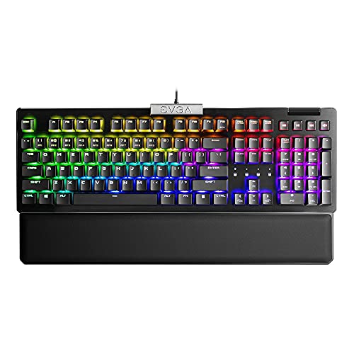 Evga Z15 Rgb Gaming Keyboard, Rgb Backlit Led, Hotswappable Mechanical Kailh Speed Silver Switches (Linear), 821-W1-15Us-Kr (Renewed) #TOP3