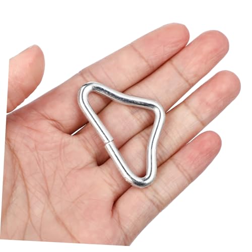 Boucles triangulaires fer trampoline minkissy x20 avec base