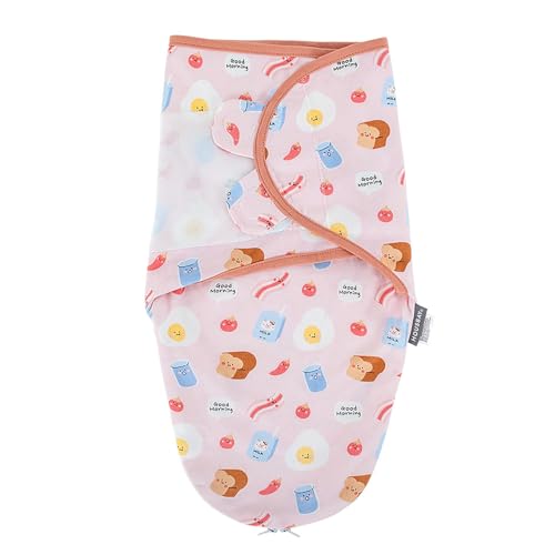 Image of HOUSBAY Baby Swaddle Blanket Boy Girl,Super Soft 100% Cotton Newborn Adjustable Swaddles for 3-6 Months,2-Way Zipper Sleep Sack 1 Pack