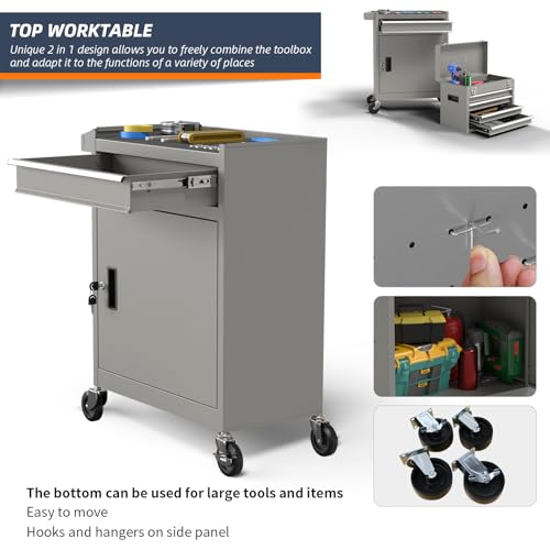 Rolling Tool Chest with Drawers
