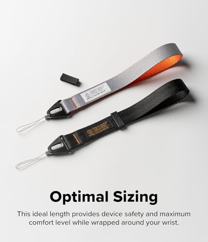 Image of Ringke Hand Strap [Anti Theft & Drop] Multipurpose Adjustable Wrist Lanyard with Easy Release Buckle for iPhone /Galaxy /Pixel Phone Cases, Cameras, etc