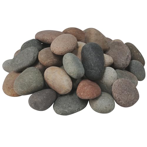 VINICS 40lbs Large River Rocks for Landscaping