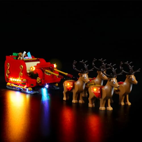 Led Licht Set Kompatibel mit Lego 40499 Santa's Sleigh (Kein Modell),...