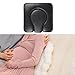 Kokiya Commode Chair Seat Pad Bedside Commode Cushion Waterproof Portable Commode Chair Cushion Replacement for Disabled, Black Gourd