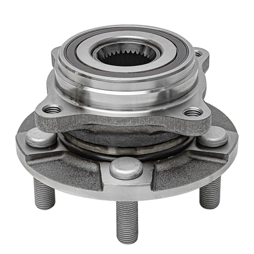 Image of Detroit Axle - Rear 2pc Wheel Bearing Hubs for 17-20 Ford GT, 15-20 Mustang, 2 Wheel Bearing & Hubs Assembly 2015 2016 2017 2018 2019 2020 Replacement