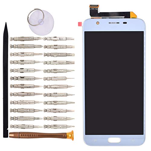 Image of LCD Screen Display with Digitizer Touch Panel Without Bezel Frame for Samsung Galaxy J7 Refine J737P SM-J737P(Blue)