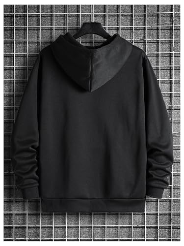 SOLY HUX Men's Zip Up Hoodie Jacket Letter Graphic Print Drawstring Long Sleeve Sweatshirt with Pockets2