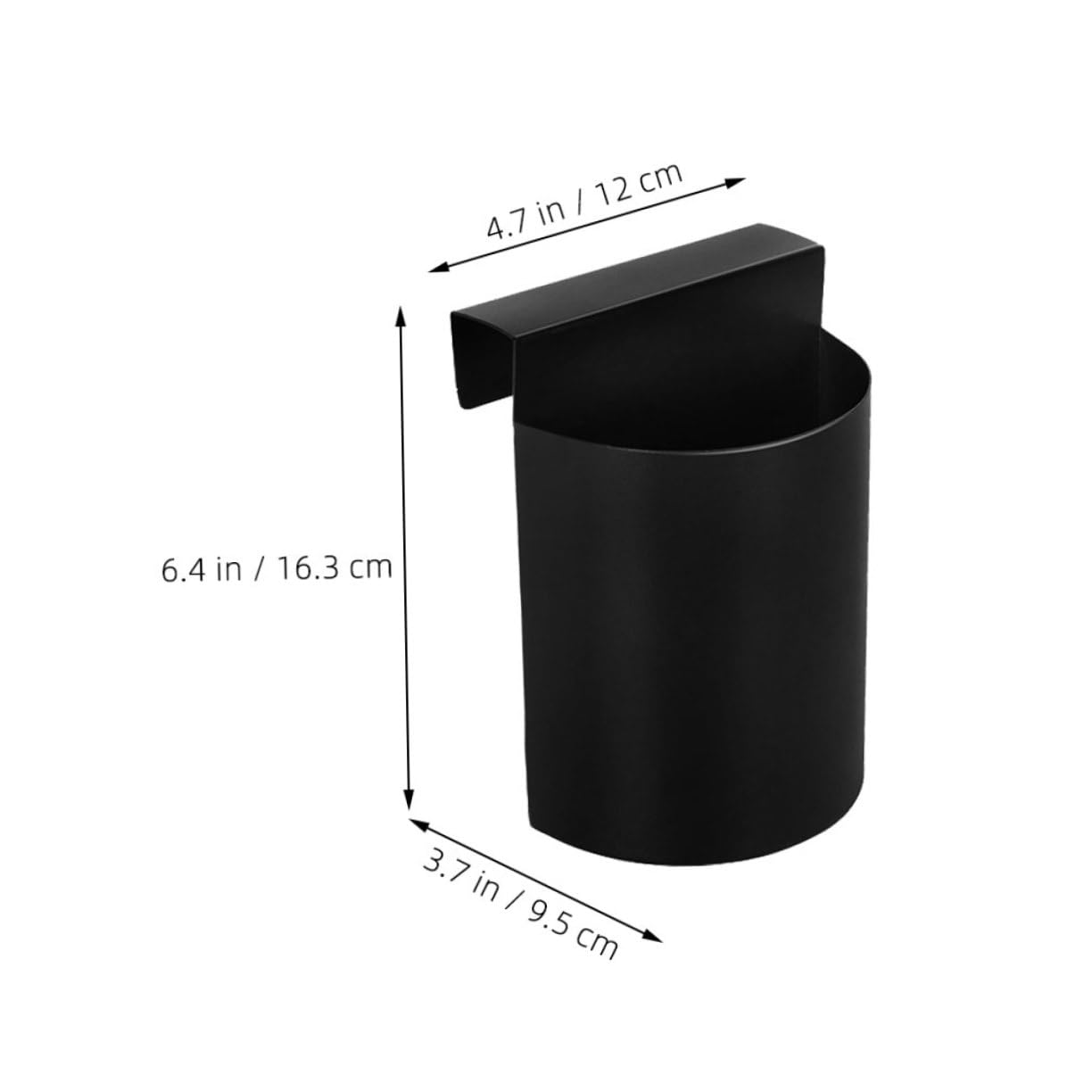SOLUSTRE Hängender Schaufelorganisator Eisen, Schwarz, Küche