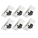 Lawnoval Paquete de 6/12 ruedas giratorias para muebles, ruedas fijas con base que no deja marcas, cajas de almacenamiento giratorias suaves y silenciosas, zapateros, botes de basura