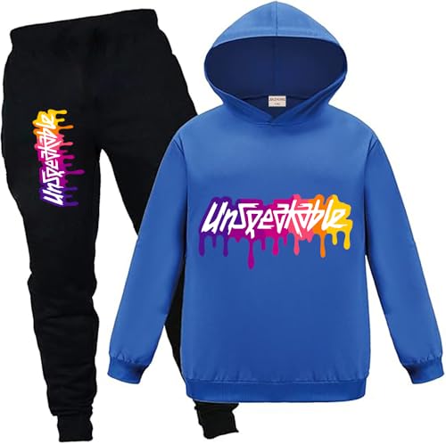 JIAZHONG Boys Tracksuit Hoodie and Joggers Unisex Kids Casual Outdoor Clothing