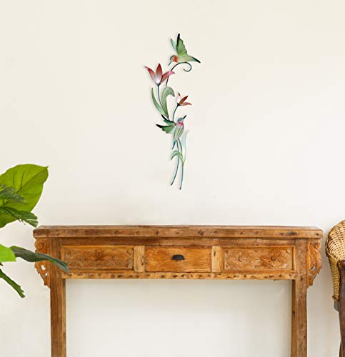 T.i. Design Hummingbirds Contemporary Floral Botanical Metal Wall Decor #TOP2