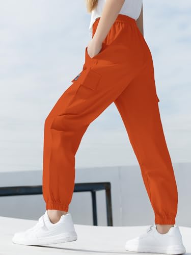 Image of SANGTREE Girls & Womens Drawstring Cargo Jogger Pants,3 Years - Women 3XL