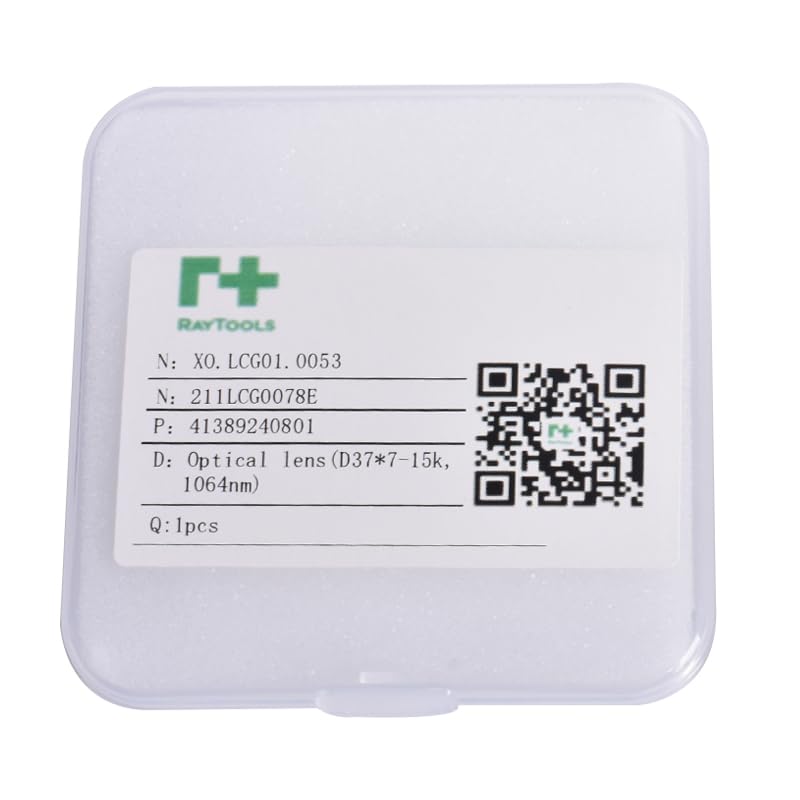 Lente de proteccion laser original Raytools de cuarzo fundido para cabezales de fibra de 15KW