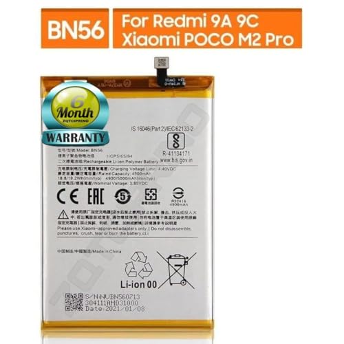 Image of Original BN56 Battery for Redmi 9A / 9C /Poco M2 Pro Battery with 6 Month Warranty****(CC224)