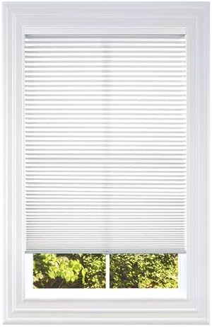 BlindsAvenue Cellular Honeycomb Cordless Polyester Shade, 9/16" S...