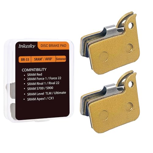 Plaquettes de frein Inkesky BR33 compatibles avec SRAM Level TLM et Red eTap HRD
