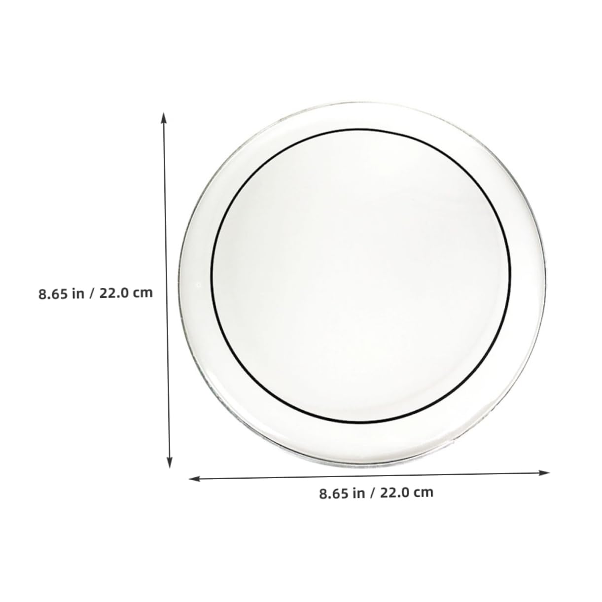 BESPORTBLE Double Drum Cover Semi Transparent Drum Skin for Enhanced Bass Control Durable Easy to Clean Drum Accessory for Practice Performance