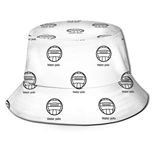 Water Polo for Dummies Unisex Unique Print Travel Bucket Hat Summer Fisherman Cap