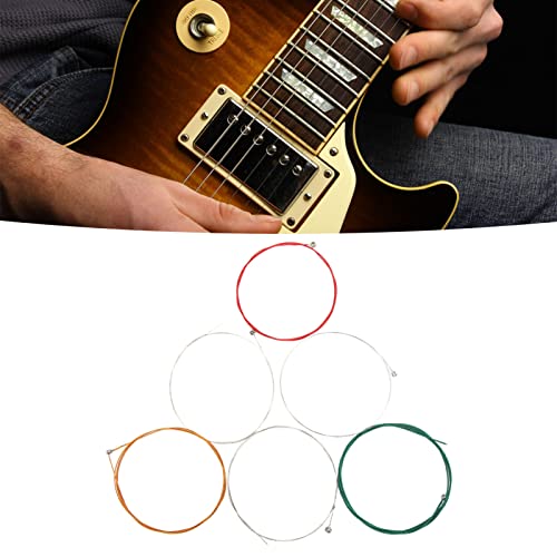 Jeu de cordes de guitare électrique, kit de cordes de guitare, tonification lumineuse, excellente durabilité au toucher… - Les Beatles, Paul McCartney, John Lennon, RIngo Starr, George Harrison Jeu de cordes de guitare électrique, kit de cordes de guitare, tonification lumineuse, excellente durabilité au toucher… – Image 3