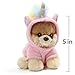 GUND World’s Cutest Dog Boo Itty Bitty Boo Unicorn Stuffed Animal Plush, 5