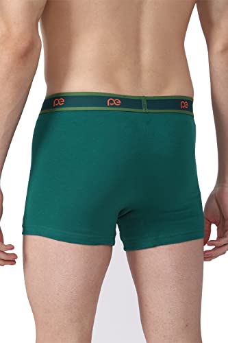 Image of Peter England Men's Cotton Blend Classic Regular Fit Striped Trunks