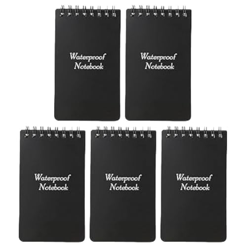 Cahier étanche A7 pour bloc-notes de poche mini carnet imperméable 5pcs - 2