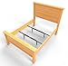 Bed Slats Center Support System | Adjustable Length & Height Tubular Steel with 4 Legs | Fits Full, Queen, King & California King Bed Frames