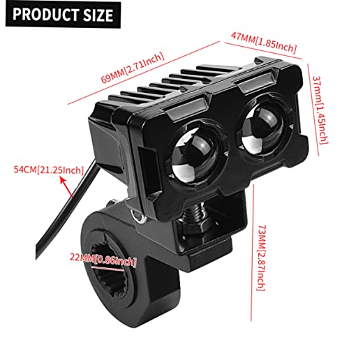 Phare LED carré double résistant aux chocs et durable