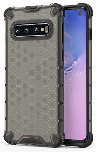 Image of Glasgow Back Case Cover for Samsung Galaxy S10 Shockproof Military Grade Back Case Back Cover - Black